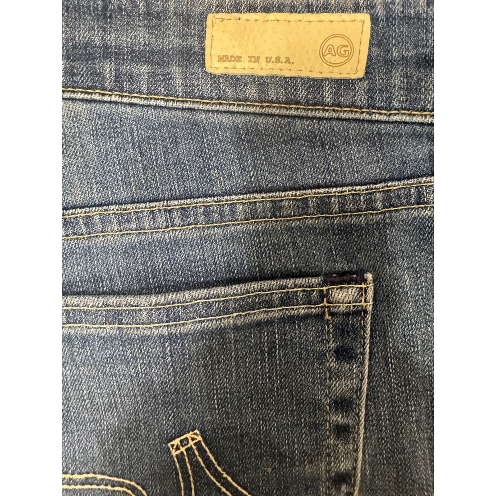 AG Adriano Goldschmied Jeans Womens 28R Blue Straight Leg Made in USA BW8410